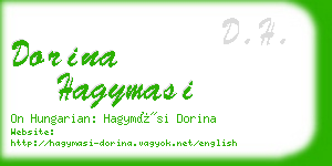 dorina hagymasi business card